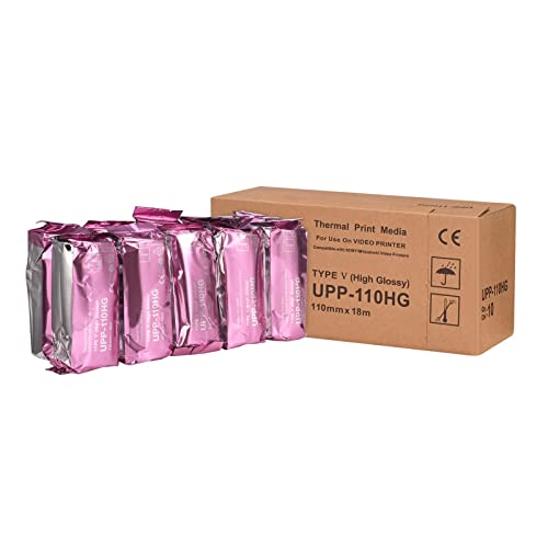 UPP-110HG type V papier thermique haute brillance pour consommable échographe