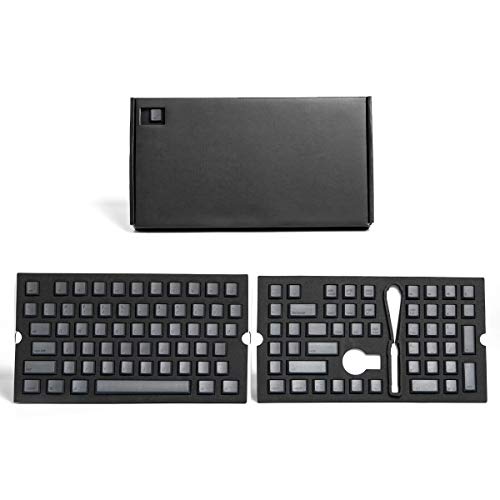Keycaps PBT Cherry Qisan gris foncé pour sublimer votre espace de travail et gaming