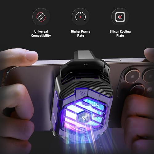 Image of Vero Forza Arctic Pro V3 Mobile Cooler for Gaming, Phone Cooler, for Bgmi, Pubg, Cod, Freefire & Fortnite(iPhone /Android)