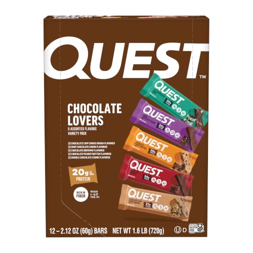 Quest Nutrition Chocolate Lovers Variety Pack, 12 bars