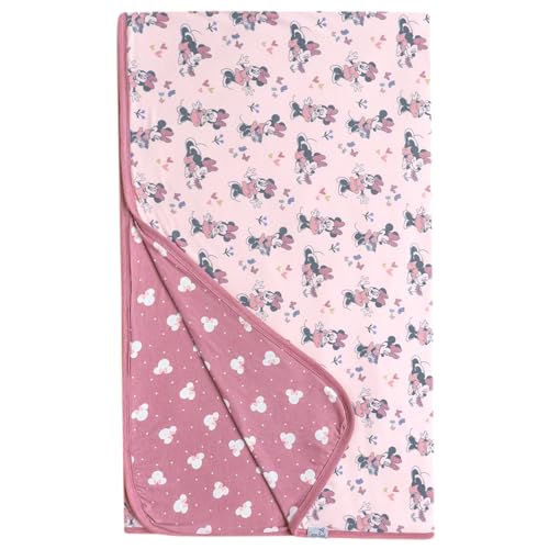 Image of Copper Pearl Jumbo 3-Layer Baby Blanket: Soft Baby Quilts for Boys and Girls | Breathable, Cozy, Toddler Blanket | Baby Quilt for Newborns | 60x72 Premium Material | Minnie Mouse