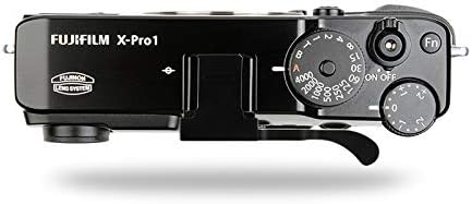EWOOP FJ-pro Thumbs Up Grip Thumbrest Designed for Fujifilm X-Pro2 (Fuji XPro1) better balance & grip convenience, Camera Black Handle Metal Hand Grip, one handed operation easier access to the button
