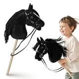mamabrum Hobby Horse Schwarz Steckenpferd Kinder 68 cm