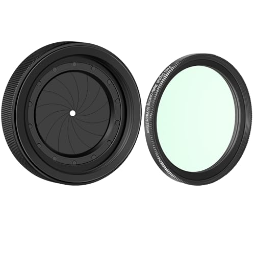 Adjustable Iris Aperture Diaphragm UV Filter KIT M30 to M37 Iris Aperture Diaphragm Adapter Optical Diaphragm 1.5-26mm Lens Module Adapter Ring PVS-31 PVS-14 Optics