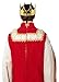 Rubies Men's Plastic Regal King Crown One-Size, Gold for Themed Parties and Halloween