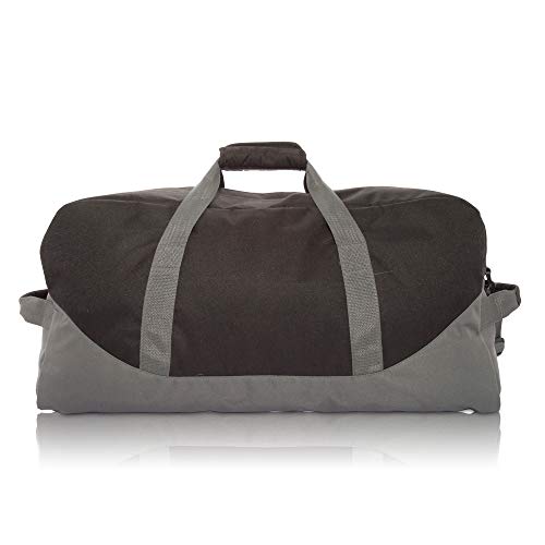 Image of DALIX 25 inch Big Adventure Large Gym Sports Duffle Bag (Black Grey Navy Blue Red Camo)