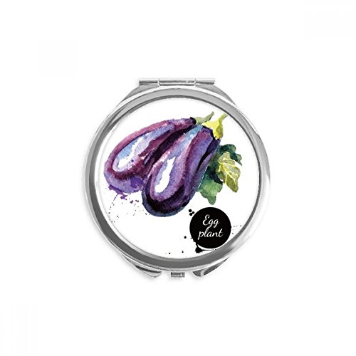 Miroir de maquillage aubergine compact pour corriger le teint partout