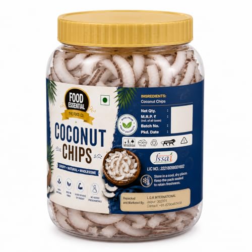 Image of FOOD ESSENTIAL Coconut Chips 250gm.