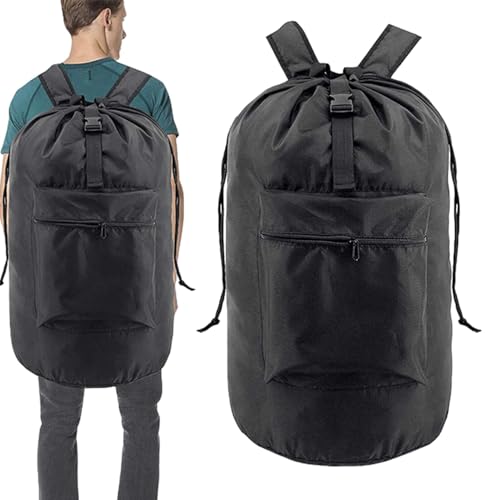 Mochila de lavandería portátil y ligera para ropa de campus universitario 2