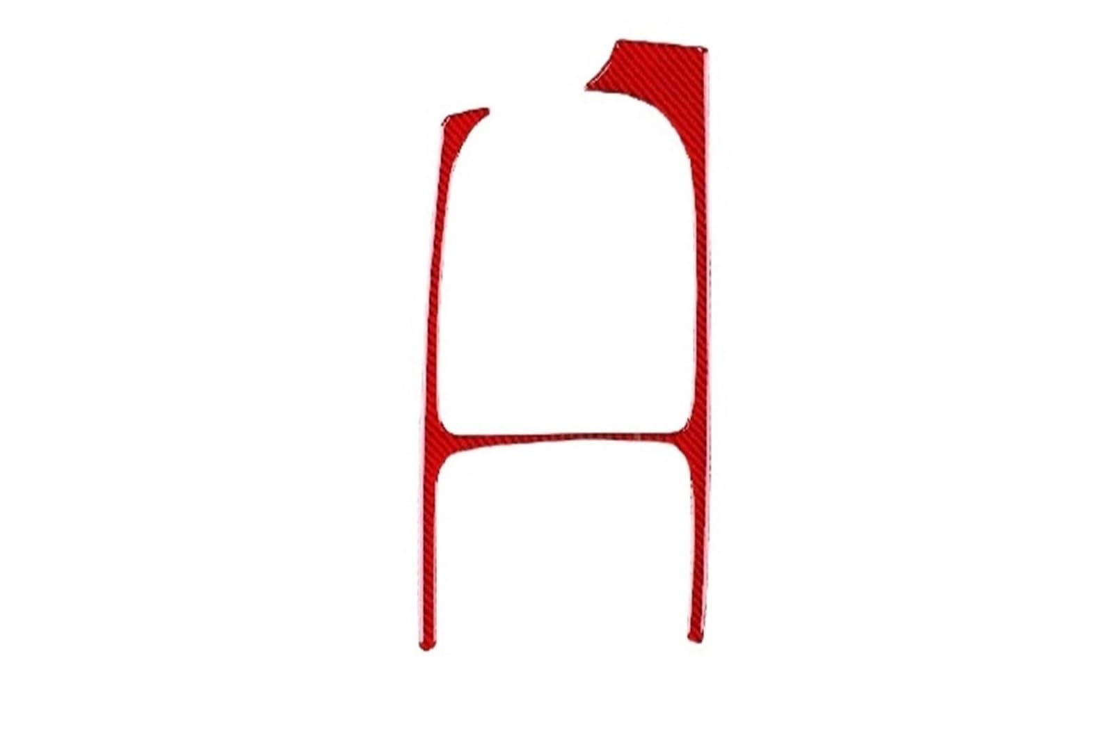 Car Interior Mouldings Car Gear Shift Panel Sticker Interior Trim for Subaru for Impreza STI 2002-2004(Red)