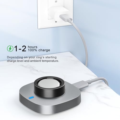 ZOOROO Charger Compatible with Aura-Ring Gen 3 Size 7, Fast Charging Dock with USB-C Cable by ZOOROO - Image 3
