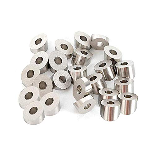 PETSPLY 15PCS T316 Stainless Steel 30 Degree Angle Beveled Washer for 1/8” 3/16”