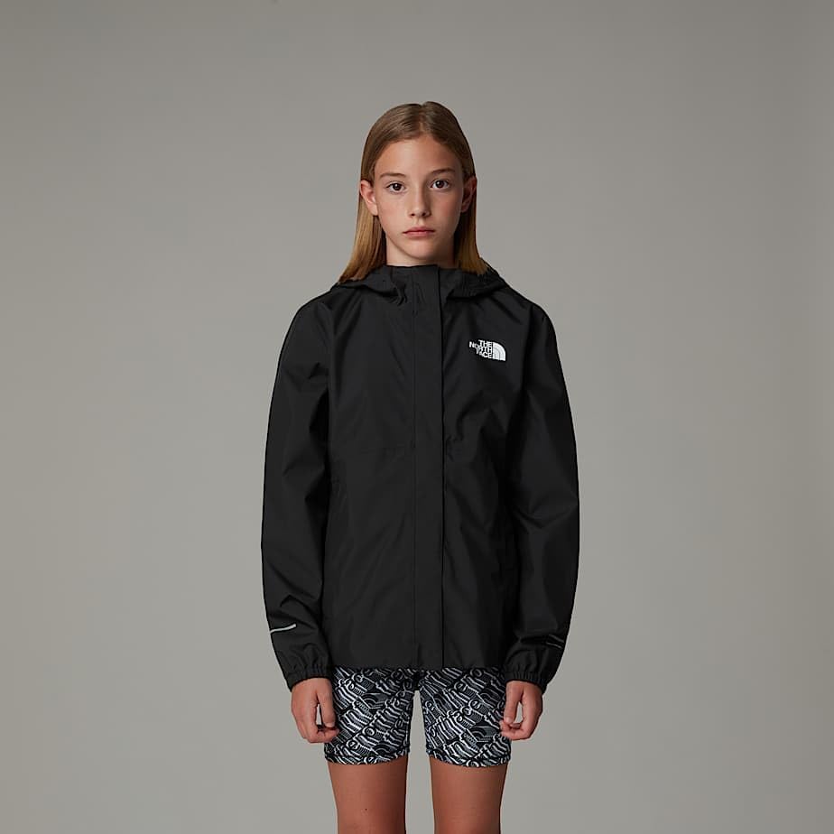 The North Face Kid's Mens Teen Mountain Wind Jacket (Little Kids/Big Kids) TNF Black XX-Large