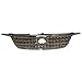 Titanium Plus Autoparts Chrome Grille with Emblem Provision Compatible with 05 06 07 08 Toyota Corolla Fits TO1200278 5310002090