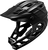 KALI PROTECTIVES Maya FF Child LTD Maya Full Face Child Blackout Solid Mat Black One Size Helmet (0221924112)