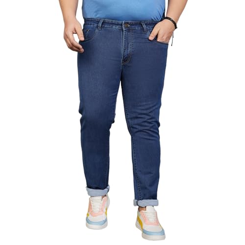Image of Bigbanana Plus Size Men's Regular Fit Solid Jeans