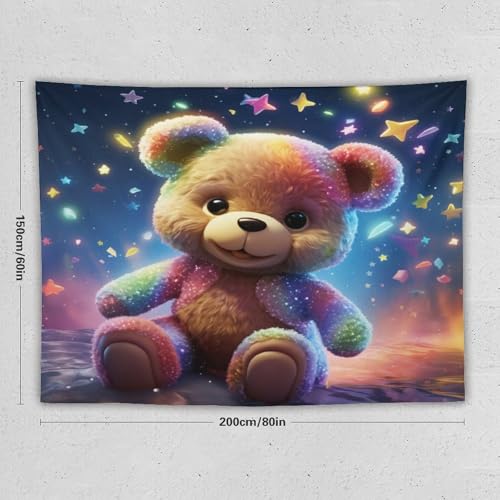 Tenture murale ours mignon pour apporter douceur et réconfort au salon - 2