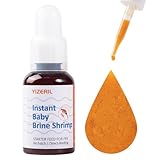 yizeril Instant Baby Brine Shrimp Fish Food - No Hatch High Protein Fry Food for Betta Guppy Discus Tropical Fish Saltwater & Freshwater Aquarium(50ml)