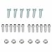 Exhaust Headers For 1955-1982 Small Block Chevy Car 150 210 Corvette & Bel Air & Del Ray， 262, 265, 267, 283, 302, 307, 327, 350, 400 CID Small Block SB SBC Exhaust Manifold Header