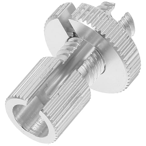 UPKOCH Tornillo de Ajuste M8 para Cable de Embrague de Motocicleta Aleación de Aluminio Plateado Compatible Motos Eléctricas y Todoterreno Accesorio de Freno Resistente para Uso