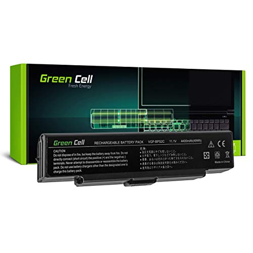 Green Cell Batería para Sony Vaio PCG-6P2L PCG-792L PCG-7D1M PCG-7V1M VGN-AR VGN-AR11B VGN-AR31S VGN-AR390FG VGN-AR41E VGN-AR41L VGN-AR41S VGN-AR51J Portátil (4400mAh 11.1V Negro)