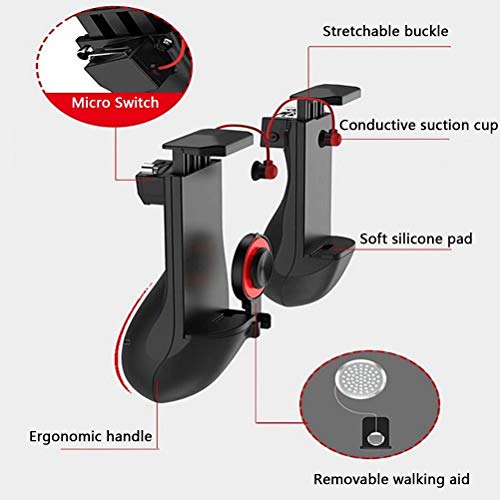 Déclencheur bouton de commande PUBG Mobile manette de jeu L1R1 joystick Android iOS - 6