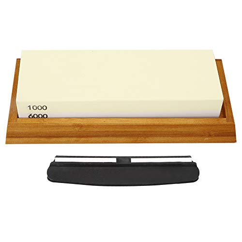 Double Sided Knife Sharpening Stone Kitchen Whetstone Sharpener Set for Various Blades