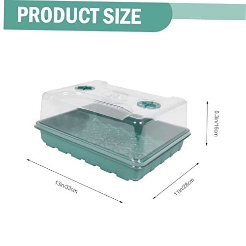 Boîte de germination de plantes verte avec mini bac et accessoires ORFOFE - 8