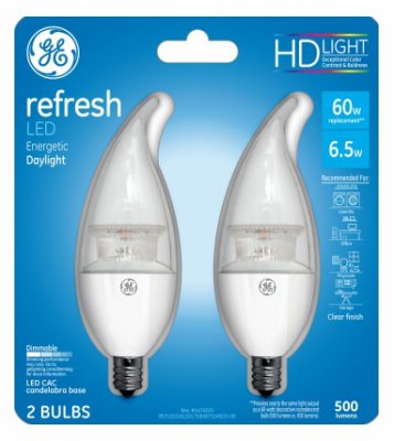ge 7w clr cac ref bulb