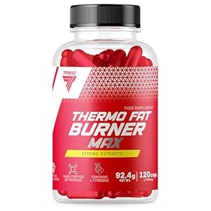 TREC Nutrition Thermo Fat Burner Max 120tab – Boost Metabolism, Natural Thermogenic Complex with Guarana, Green Coffee, White & Green Tea – L-Carnitine & Chromium for Effective Weight Management