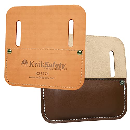 KwikSafety - Charlotte NC - TIKO Tie Wire Reel Pad | Lightweight Leather Tie-Wire Hip Pad for Minimizing Hip Fatigue Ironwork