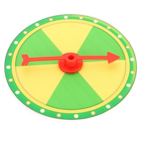Totority Plastic Prize Wheel Game Prize Wheel Decorative Wall Turntable DIY Game Prop
