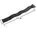 Glo-shine Universal Elastic Adjustable Sport Armband Strap for all Models of iPod with Silicone or MP3 or Leather Case and Multifunctional Outdoor Arm Bag with Armband Slots (black, General)