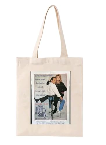 Genérico Tote Bag Meg Ryan Tote Bag LGTBQ Bolsa Merchandasing Cuando Harry encontró a Sally Quotes Bolsa Lona tv Genérico Tote Bag Meg Ryan Tote Bag LGTBQ Bolsa Merchandasing Cuando Harry encontró a Sally Quotes Bolsa Lona tv