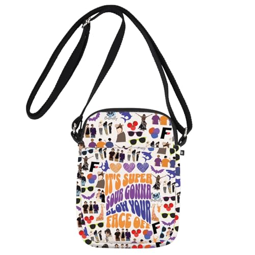 JNIAP Channel Videos Fans Crossbody Bag It's Super Sour Gonna Blow Your Face Off Gifts Team Orange Purple Blue Gifts