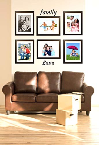 Tasse Verre 11x14Inch Picture Frame Black (1-pack) - HIGH DEFINITION GLASS FRONT COVER - Displays 11 by 14\" Picture w/o Mat or an 8x10 Photo w/Mat - Vertical or Horizontal Mounts & Comes Ready To Hang on Wall