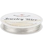 BENECREAT 0,3 mm / 28 gauge 999 sterling zilverdraad, 4 meter ronde knutseldraad voor sieraden maken, spoelproject, armbanden en oorbellen