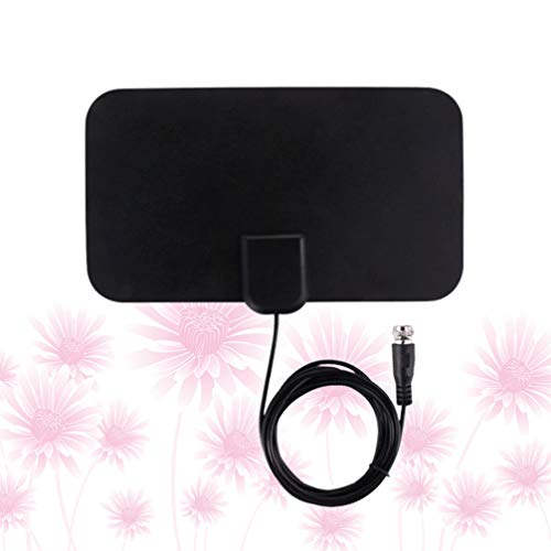 Exceart Antenna 25Db 1080P Hdtv Indoor Digital Amplified Tv Antennas 80 Miles Range With Amplifier Tv Signals For Free Local Channels #TOP3