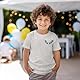 Cool Big Bro Club T-Shirt Big Brother Shirt Jungen Geschwister Tshirt mit Aufdruck Baby Kleidung Großer Bruder T-Shirts Sommer Kurzarm Tops Lustiges Baumwolle Hemd(Blumengrau,3-4Jahre)