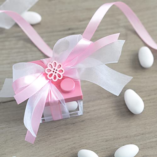 Omada Design Clear Plastic Wedding Favor (24 Pieces), Transparent - Image 4