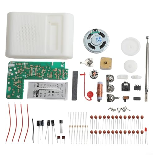 Stereo Radio DIY Kit, Electronic CF210SP AM FM Stereo Radio Kit With 3.6V Power, DAB Tuner Technology Components For Learner Laboratory Projects