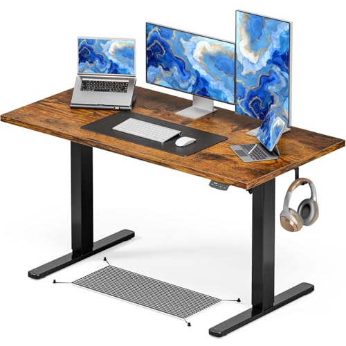 Escrivaninha Ajustável em Altura com Configurações de Memória