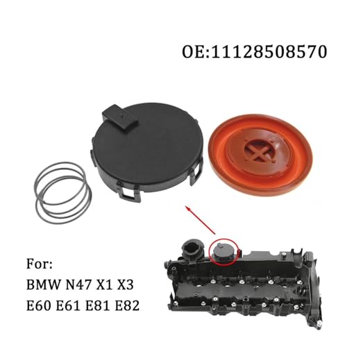 Tapa válvula PCV 11127797613 compatible con BMW E90 E87 E60 E84 contra fugas de aceite 4