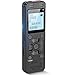 EVIDA 128GB Digital Voice Recorder Sound Recorder for Lectures Meetings - 9296 Hours Voice Activated Recording Device Audio Recorder with Playback,Password