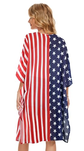 Image of Women's Kimono Beach Cover up for Summer Bathing Suits Cardigans Casual Loose Swimwear 2026