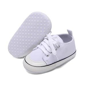 Unisex Baby Girls Boys Shoes Infant Soft Sole Canvas Newborn First Walkers High Top Anti-Slip Sneakers