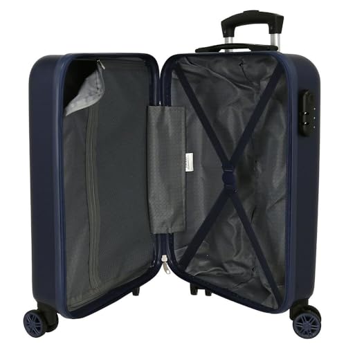 Pepe Jeans Unisex. 6461121 Aidan Bagaglio Da Cabina Rigido 55 Cm Blu Navy (Osfa), Casual, Sintetico, Abs/Policarbonato - 5