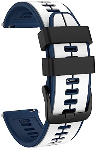 ISABAKE 22mm Strap for Garmin Vivoactive 4 / Venu 2 / Forerunner 255, Silicone Replacement Band for Samsung Galaxy Watch 3 45mm/Gear S3 Frontier/Classic