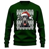 Photo Gallery printbar great dane dog in santa hat felpa - divertente & festive! perfetto per gli amanti dei cani, 100% cotone, design unisex, ho woof!, verde, xxl Photo Gallery printbar great dane dog in santa hat felpa - divertente & festive! perfetto per gli amanti dei cani, 100% cotone, design unisex, ho woof!, verde, xxl