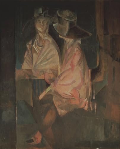 Peinture sur toile Yakulov 60x90cm, portrait Alisa Koonen haut de gamme